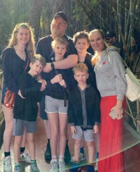 Katie Louise Gaffigan with her family.